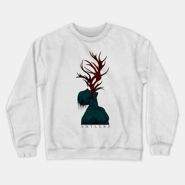 antlers Crewneck Sweatshirt by Kotolevskiy